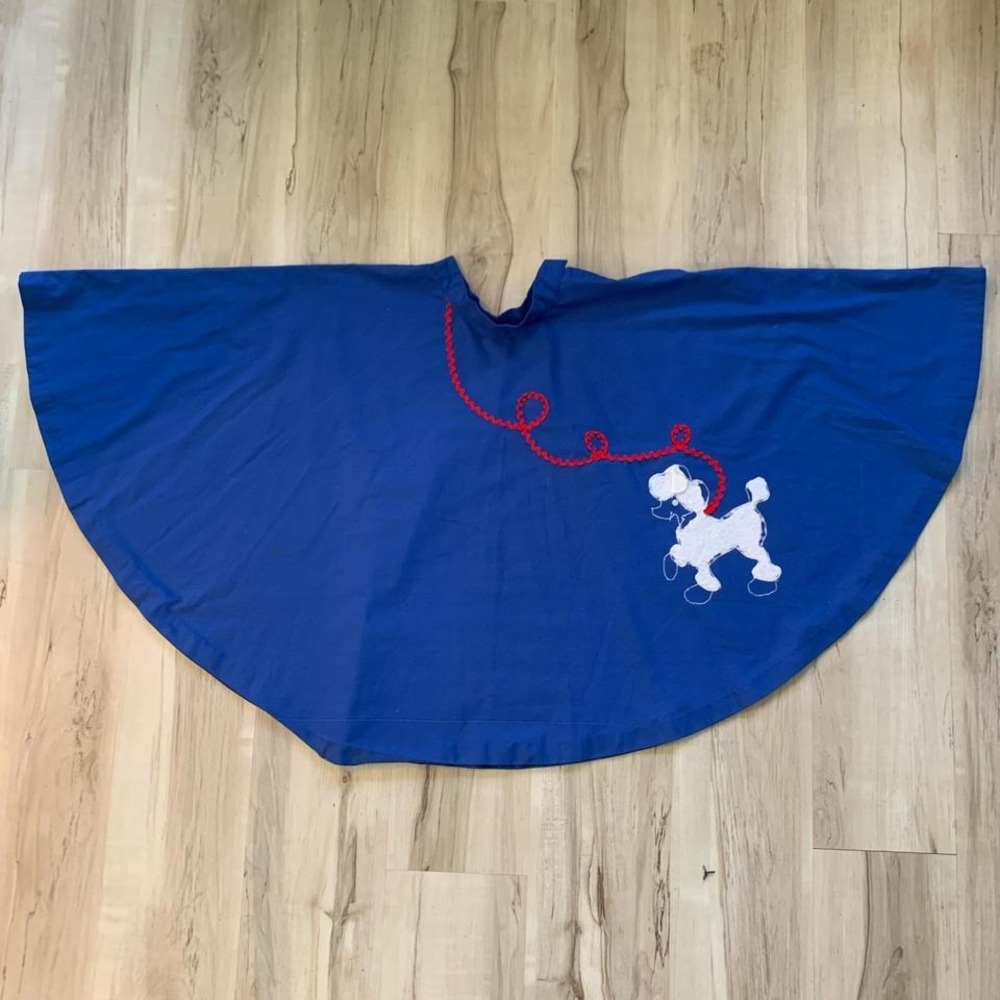 Vintage‎ 1960s handmade poodle skirt 52" flare